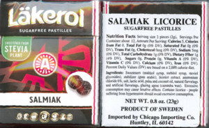 Lakerol (Läkerol) Box - Salmiak Licorice Lakerol (Läkerol) Box - Salmiak Licorice